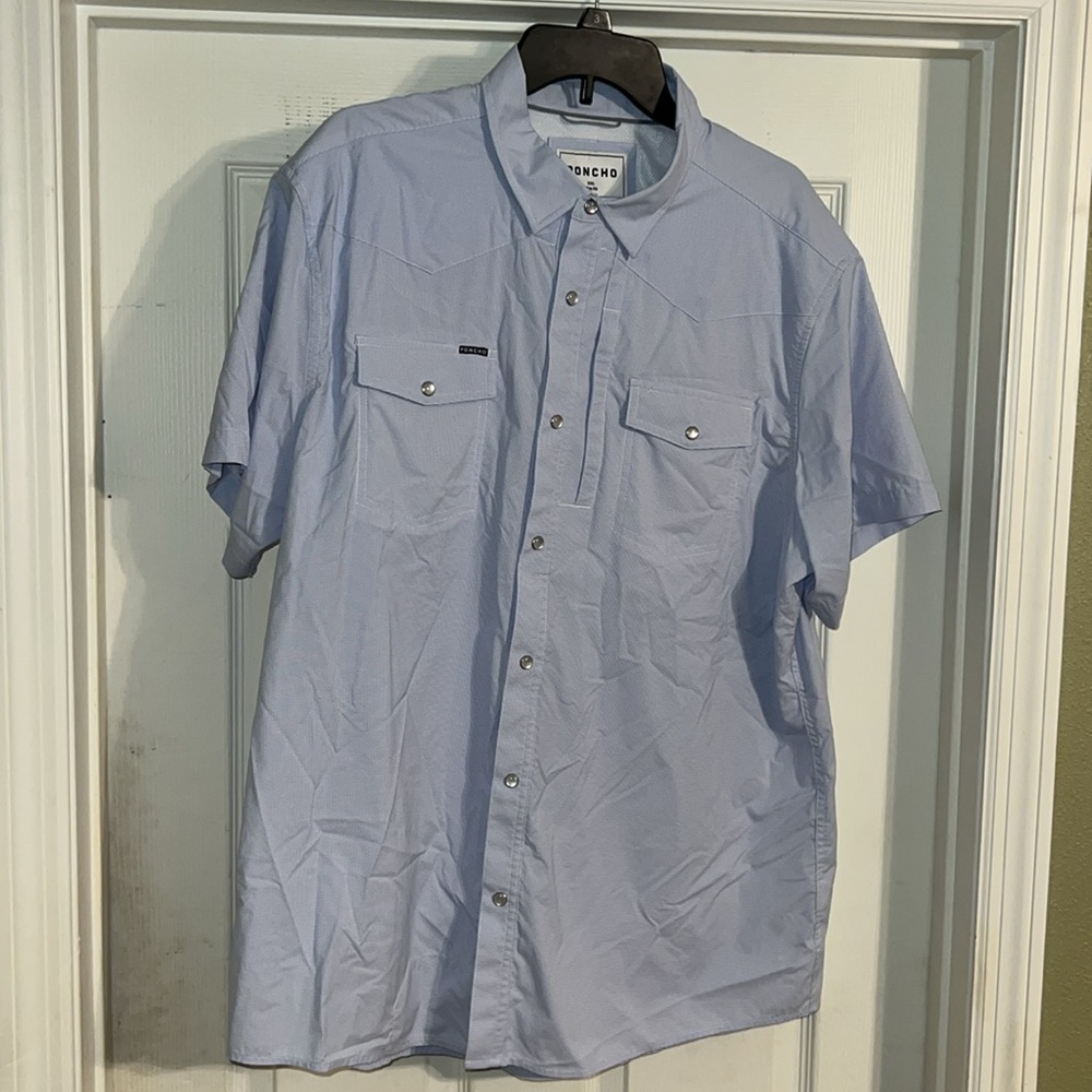 Men’s poncho shirt